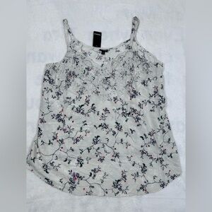 Torrid Floral Cami Top Women’s Size 2XL Gray Sleeveless Plus Size